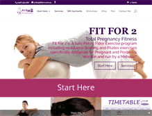 Tablet Screenshot of fitfor2.com.au